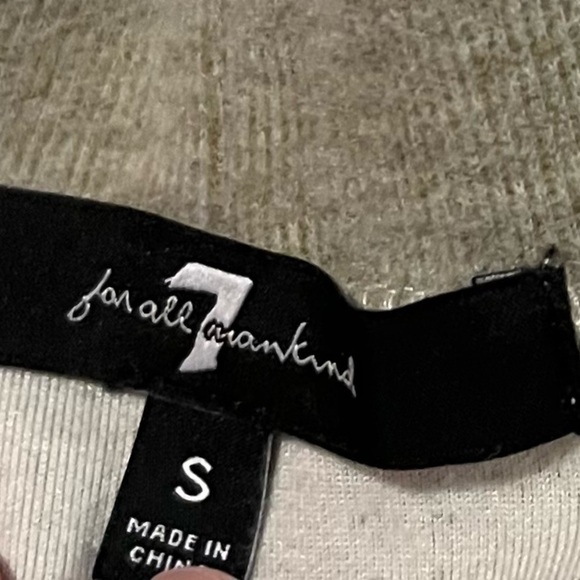 7 for All Mankind puff sleeve cardigan S - Picture 7 of 8